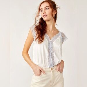 Free People Stuck On you Bodysuit NWOT.  Size Medium